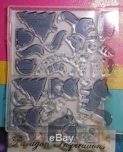 NEW Stampin Up FOXY FRIENDS Stamp Set & FOX Punch + Dies By Dave Bundle Lot