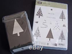 NEW Stampin' Up Festival of Trees Photopolymer Stamp Set & Matching Punch