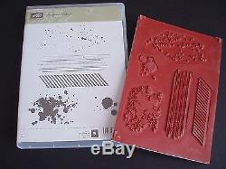 NEW Stampin' Up Gorgeous Grunge Cling Foam Stamp Set