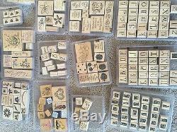 NEW Stampin Up HUGE LOT of Rubber Stamps plus additional stamps and sets