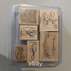 NEW Stampin' Up! Stamps Lot 7 Full SETS of 55 TOTAL New Stamps