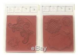 NOS Retired STAMPIN UP! SET Lot of 5 Brand New CLEAR MOUNT STAMP SETS! 47 Stamps
