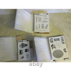 New Old stock three sets of Stampin Up stamp sets