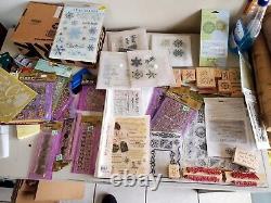 New STAMPIN UP and Other brands. Huge Lot 700+ Mixed Wooden/ Rubber Stamps/sets