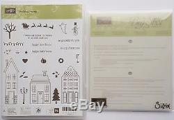 New Stampin Up Holiday Home Stamp Set & Homemade Holiday Framelits Dies #12B