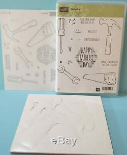 New Stampin Up Nailed It Stamp Set & Build It Framelits Dies Tools Retired