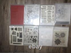 New & Used 22 Sets Acrylic Rubber In cases Assortment Stampin' Up