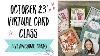October 2023 Online Stampin Up Card Class By Owl Star Stampers Make 5 New Cards With Me