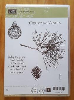 Ornamental Pine Christmas Stamp set from Stampin' Up! , used set of 6