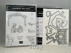 PEACEFUL NATIVITY Stamp Set & NATIVITY Dies Stampin Up New Religious Christmas