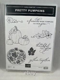 PRETTY PUMPKINS Stamp Set DETAILED PUMPKINS Dies Stampin Up Thankful For You H21