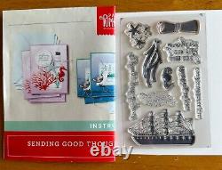 Paper pumpkin stamp collection in album, Stampin' Up! Brand, 16 stamp sets