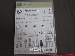 RETIRED Stampin Up Holiday Home Clear Mount Stamp Set (P)