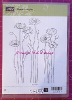 RETIRED Stampin Up Stamp Sets Florals Flowers Foliage Greenery Leaves Nature NEW