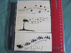 RETIRED Stampin Up Wandering Words Wood Mount Stamp Set (S)