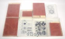 Retired STAMPIN UP STAMP SET Lot of 23 Sets, 224 NEW STAMPS! Seasons CHRISTMAS +