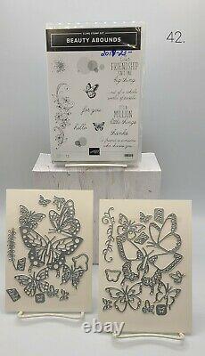 Retired Stampin Up Stamp and Die Set BEAUTY ABOUNDS