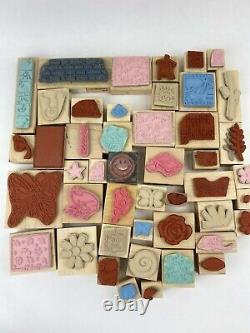 Rubber Stamp Lot 6 Sets plus Singles 100+ Pieces Most Not Used Most Stampin Up