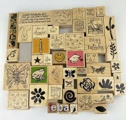 Rubber Stamp Lot 6 sets plus Singles 100+ Pieces Incl Stampin Up Many Unused