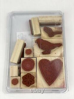 Rubber Stamp Lot 6 sets plus Singles 100+ Pieces Incl Stampin Up Many Unused