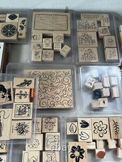 Rubber Stamp Lot Stampin Up Plus Accessories