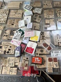 Rubber Stamp Lot Stampin Up Plus Accessories