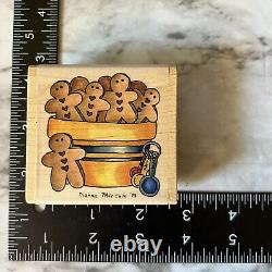 Rubber Stamp STAMPASSIONS DIANNA MARCUM D4218 FRESH & YUMMY GINGERBREAD Cookie