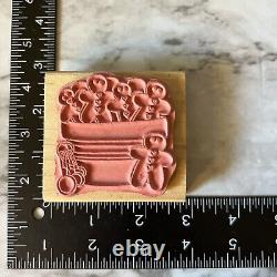 Rubber Stamp STAMPASSIONS DIANNA MARCUM D4218 FRESH & YUMMY GINGERBREAD Cookie
