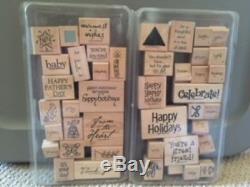 Rubber Stamp Sets Stampin Up Stamps SOME Retired Discontinued Read Description