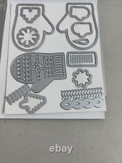 SMITTEN MITTENS Stamp Set & MANY MITTENS Framelits By Stampin Up New Winter