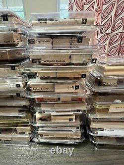 STAMPIN' STAMPIN UP SETS Lot of 286 total stamps 53 Sets