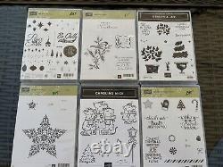 STAMPIN' UP! 32 Christmas Holiday Stamp Sets Hostess Retired Photopolymer Cling