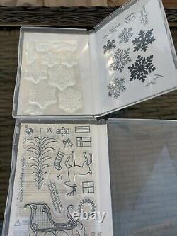 STAMPIN' UP! 32 Christmas Holiday Stamp Sets Hostess Retired Photopolymer Cling