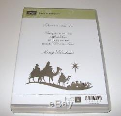 STAMPIN UP! COME TO BETHLEHEM CLING MOUNT RUBBER STAMP SET