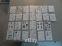 STAMPIN UP Clear mount stamp sets