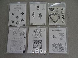 STAMPIN UP Clear mount stamp sets