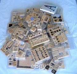 STAMPIN UP HUGE LOT 470+ RUBBER STAMPS MIXED THEMES SETS NEW USED PLEASE READ