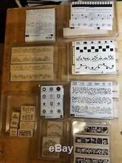 STAMPIN' UP! HUGE LOT OF RUBBER STAMP SETS, Lots are new & used