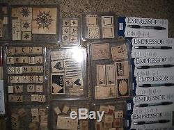STAMPIN' UP! Huge lot 35+ Mixed Sets Reired Never Used Nice