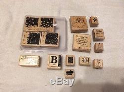 STAMPIN UP LOT 140+ Stamps 1995-2007 16 Sets