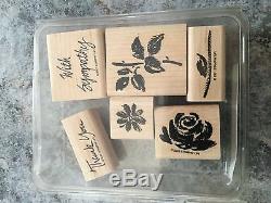 STAMPIN UP LOT MIXED SETS with RETIRED, RARE & HTF STAMPS MOST NEW UNMOUNTED