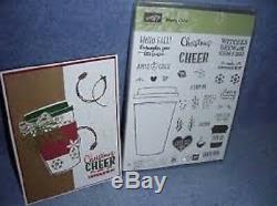 STAMPIN UP MERRY CAFE coffee stamp set & matching Framelits