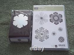 STAMPIN UP MIXED BUNCH STAMP SET WITH BLOSSOM PUNCH THAT IS BRAND NEW