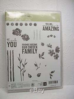 STAMPIN UP! PAINTED PETALS PHOTOPOLYMER SET OF 13 RETIRED