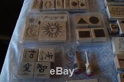 STAMPIN UP SETS FROM 1999 AND 2000 AND OTHERS, BEAUTIFUL ASSORTMENT 100 PLUS LOT