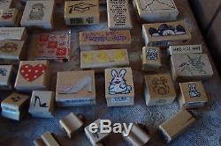 STAMPIN UP SETS FROM 1999 AND 2000 AND OTHERS, BEAUTIFUL ASSORTMENT 100 PLUS LOT