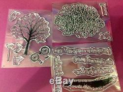 STAMPIN UP SHELTERING TREE SET OF 14 PHOTOPOLYMER STAMPS SAME DAY