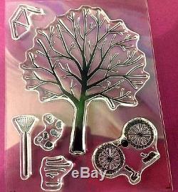 STAMPIN UP SHELTERING TREE SET OF 14 PHOTOPOLYMER STAMPS SAME DAY