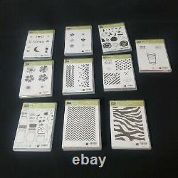 STAMPIN UP Stamps Lot Of 10 Sets 96 Stamps Arts Crafts