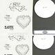 STAMPIN UP VALENTINE LOVE (5) CLEAR MOUNT OVAL STAMP SET 2 1/2 in CIRCLE PUNCH